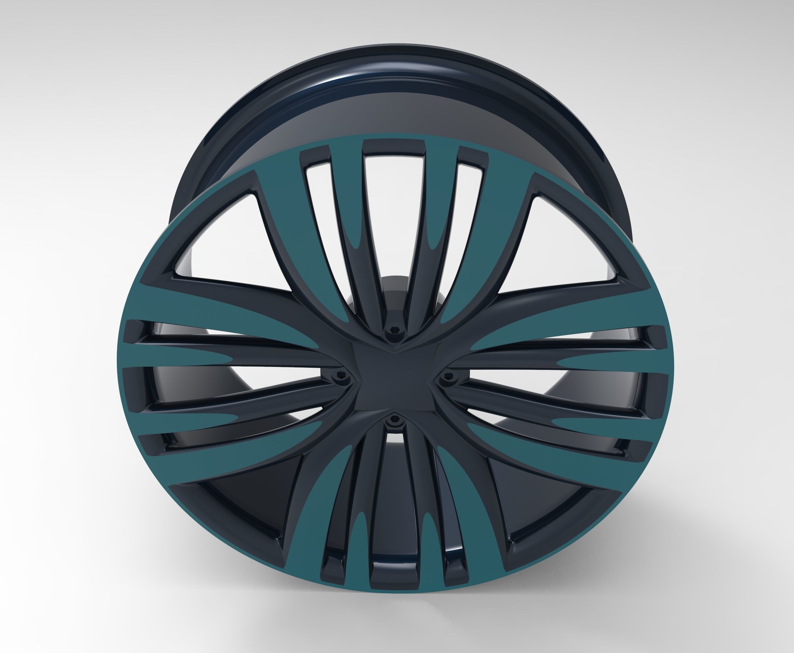 Car Rim 3D model_7
