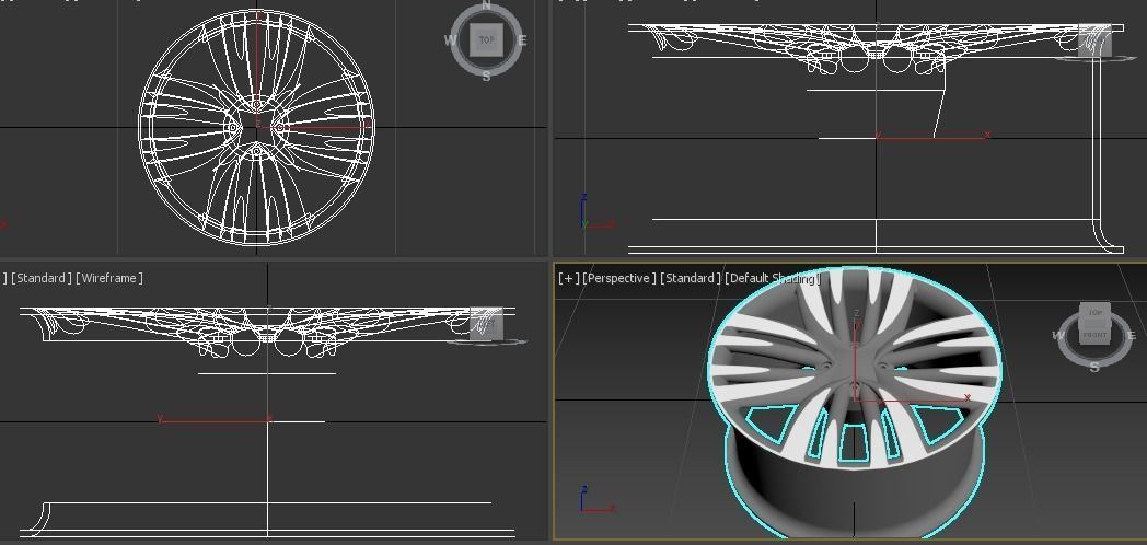 Car Rim 3D model_8