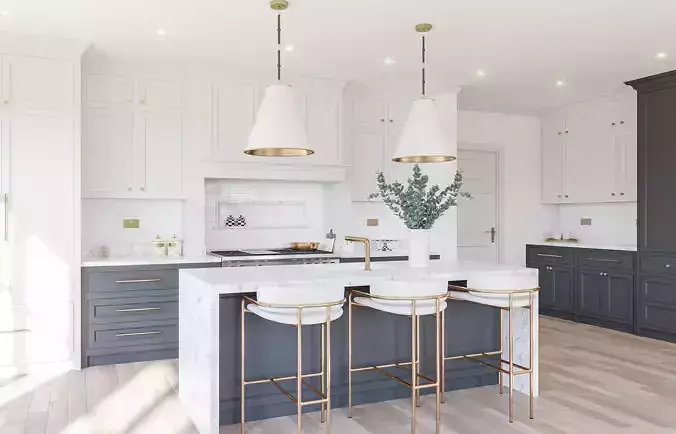 Kitchen design 3D model