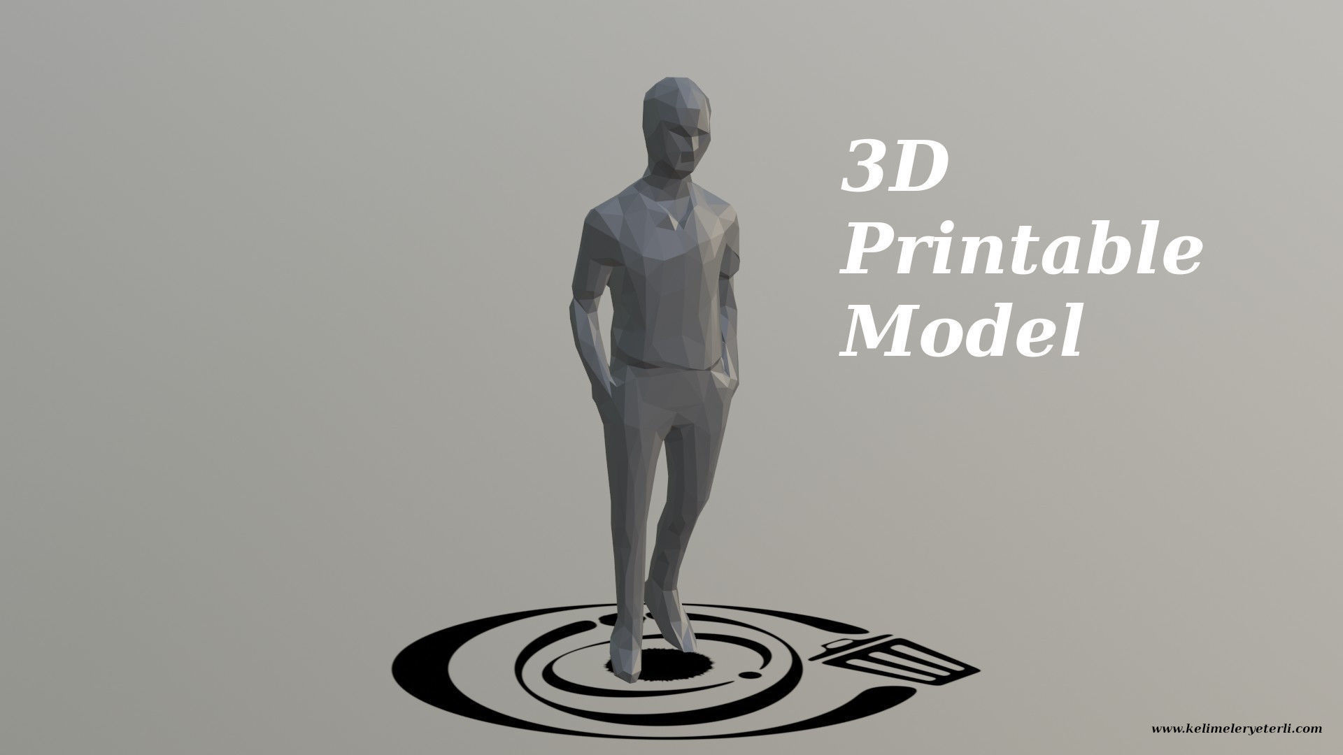 Human 004 LP R Low-poly 3D model_4