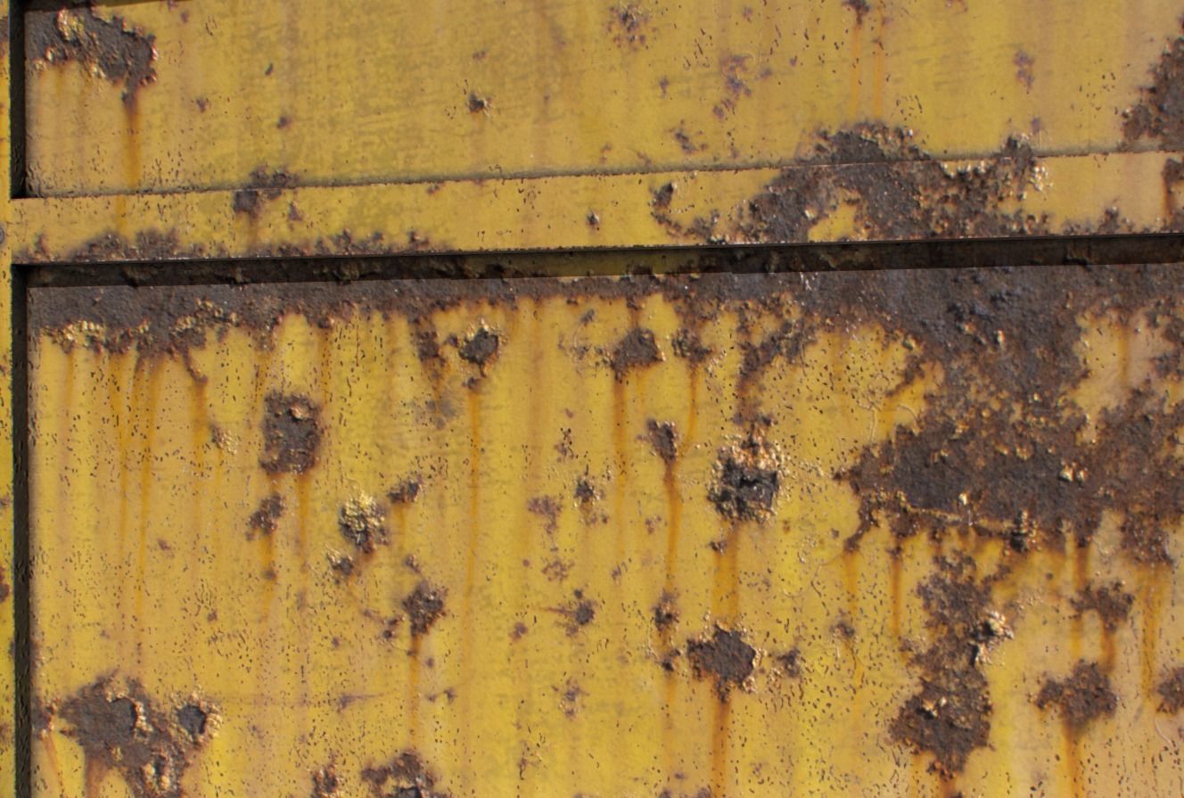 Rusty Metal Door 3 Low-poly 3D model_6