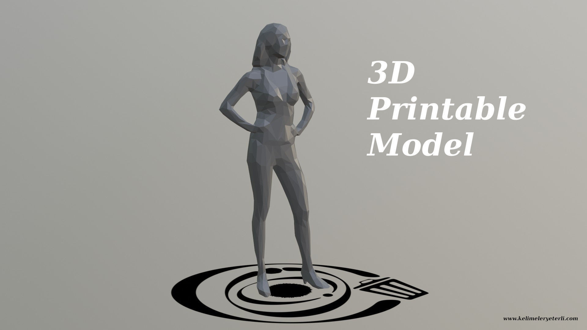 Human 005 LP R Low-poly 3D model_4