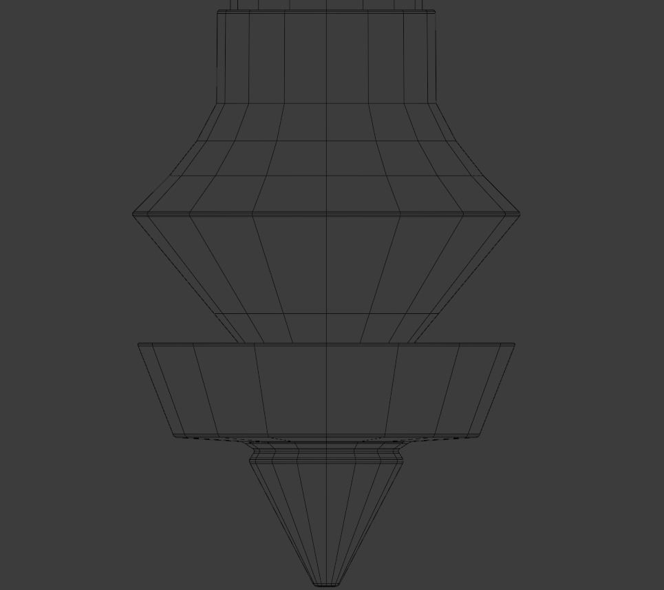 Hackad - Fantasy Axe Low-poly 3D model_10