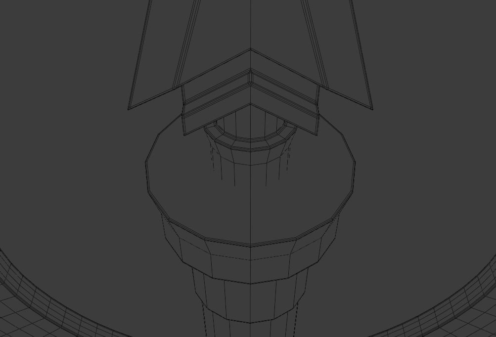 Hackad - Fantasy Axe Low-poly 3D model_7