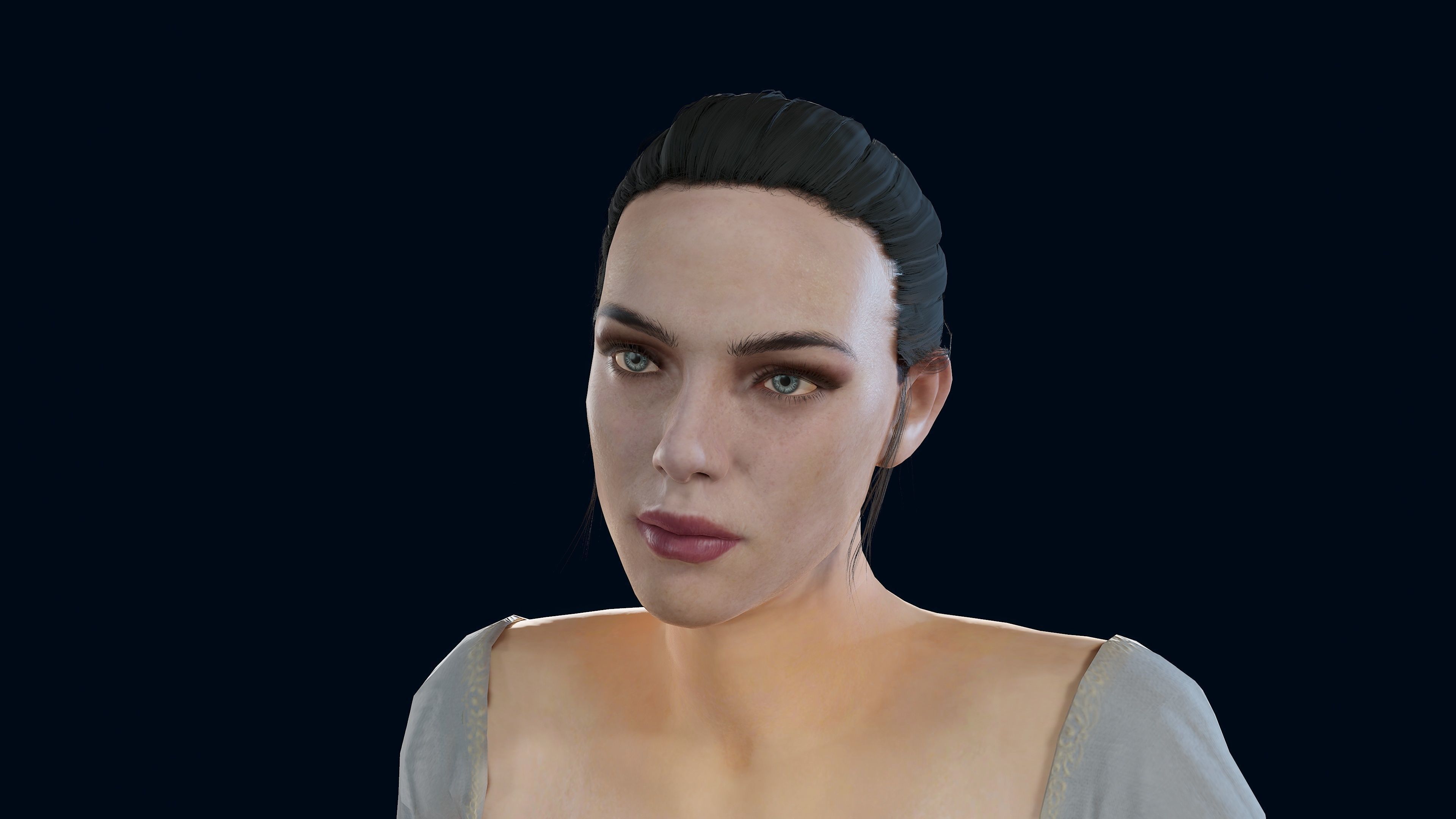 Valkyrie Low-poly 3D model_26