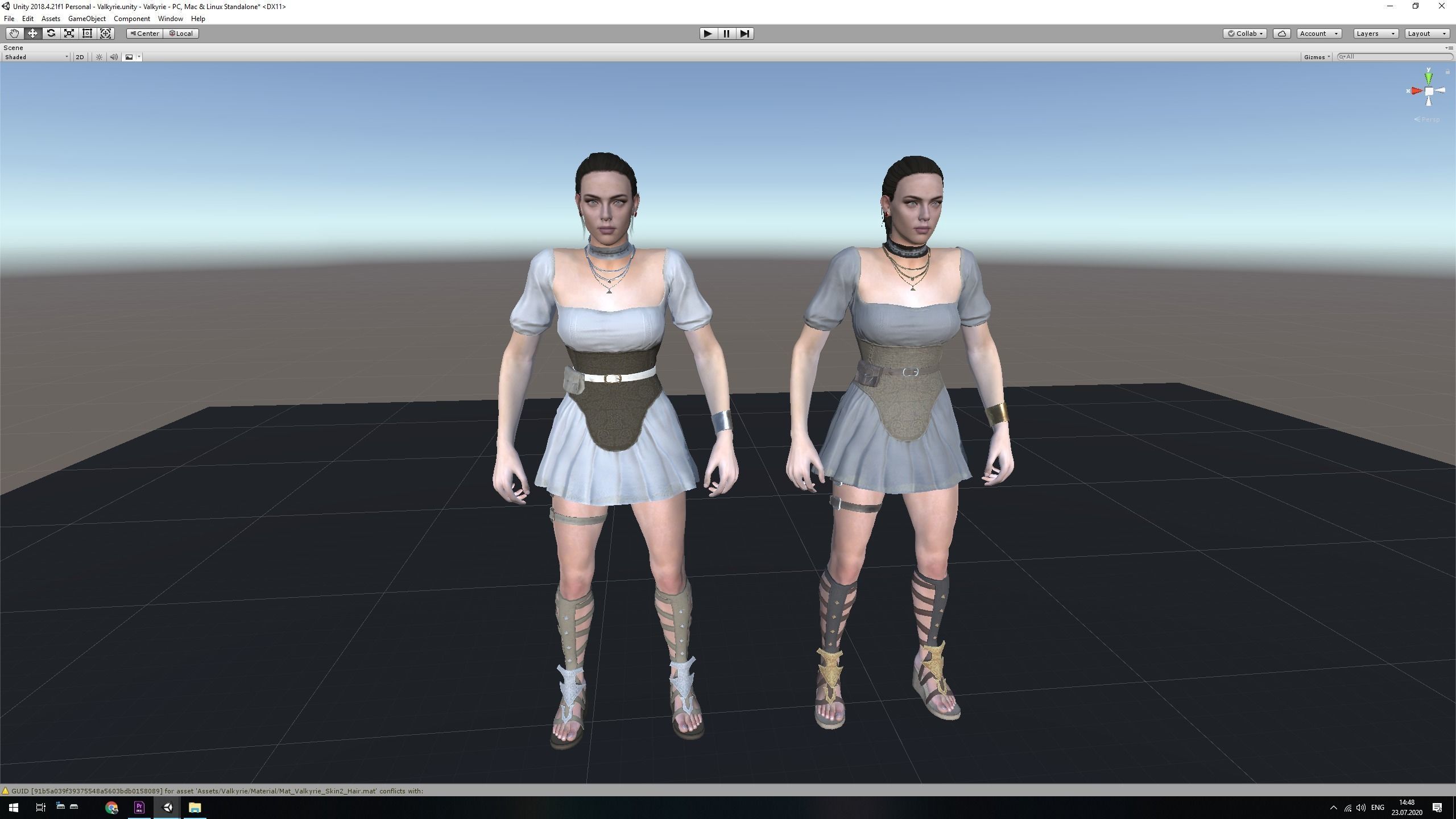 Valkyrie Low-poly 3D model_22