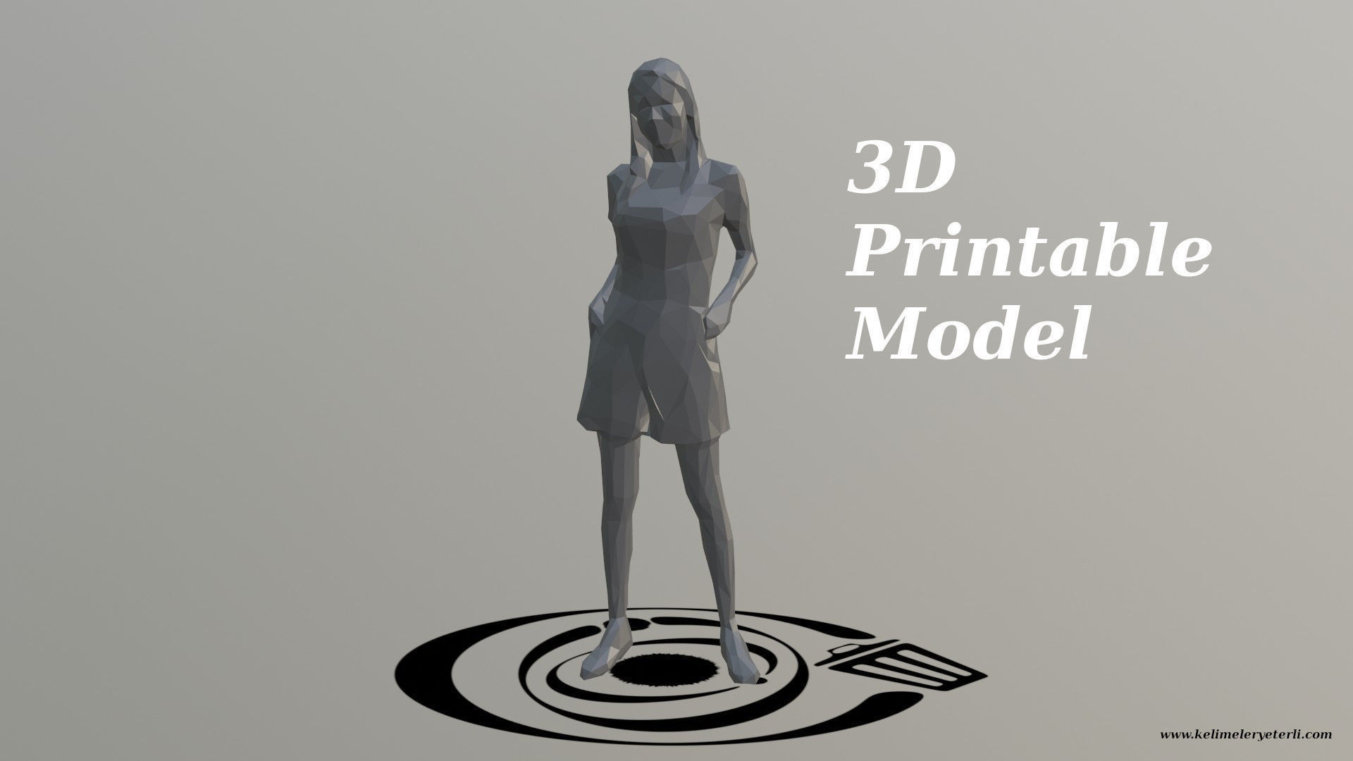 Human 009 LP R Low-poly 3D model_4