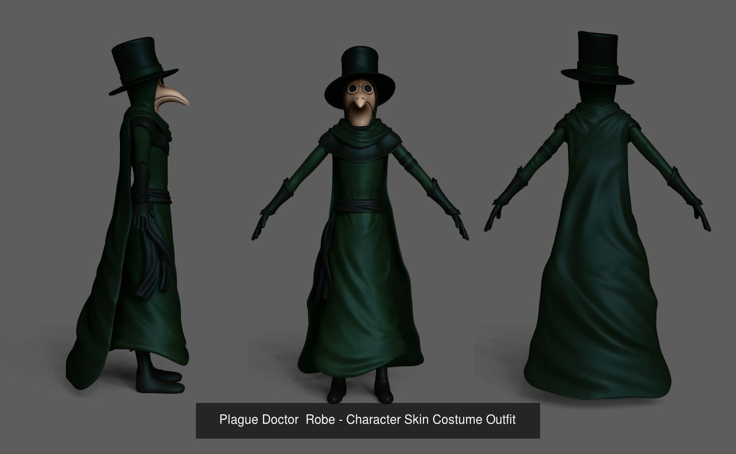 08 Character Outfits - Human Costume and Clothing 3D Model Collection_2