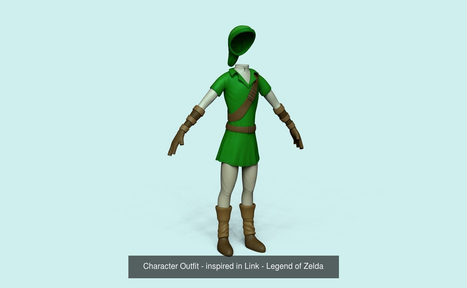 08 Character Outfits - Human Costume and Clothing 3D Model Collection_6