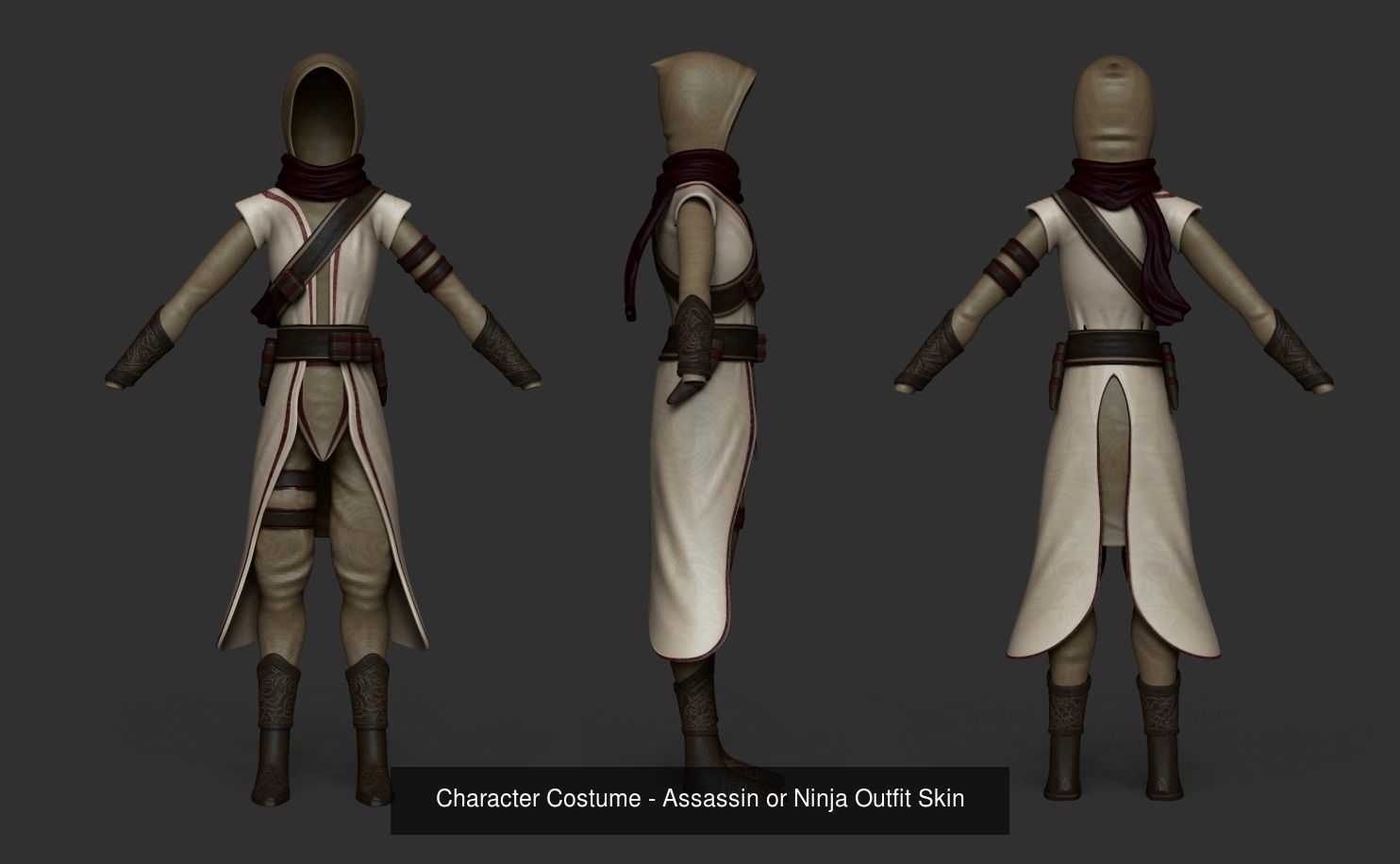 08 Character Outfits - Human Costume and Clothing 3D Model Collection_1