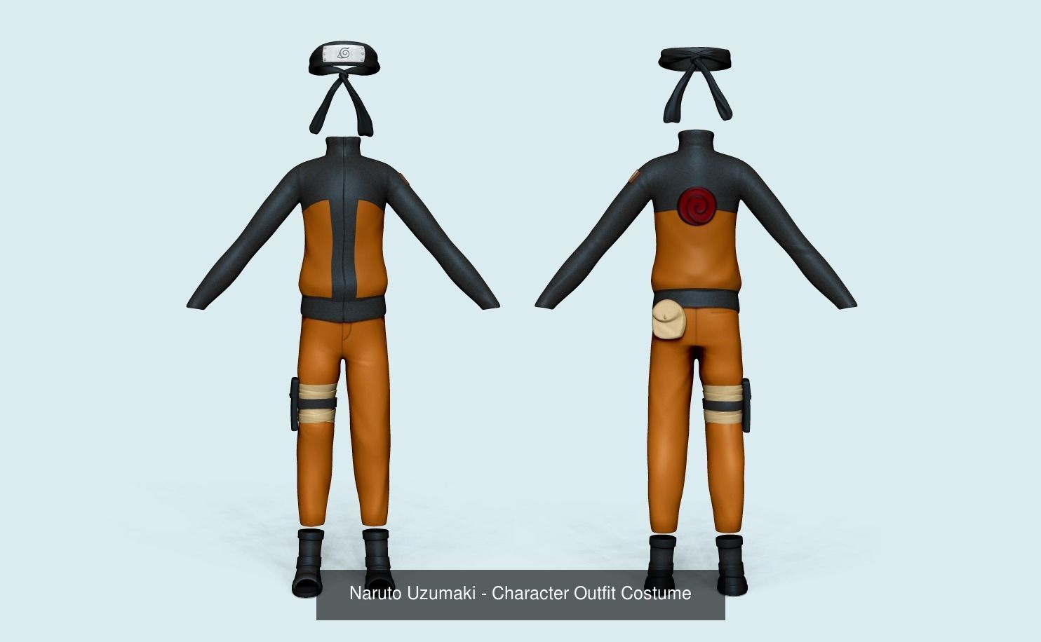 08 Character Outfits - Human Costume and Clothing 3D Model Collection_5