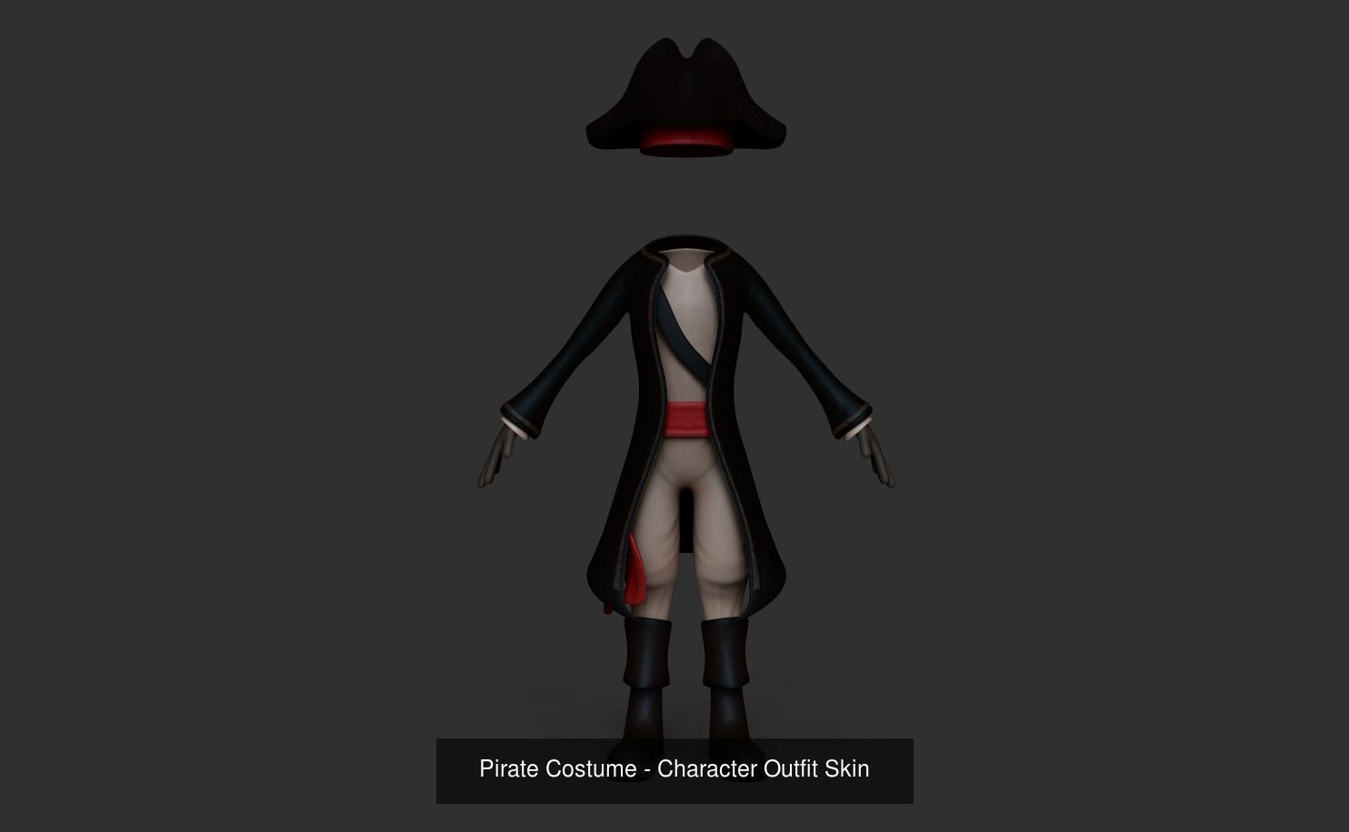 08 Character Outfits - Human Costume and Clothing 3D Model Collection_3