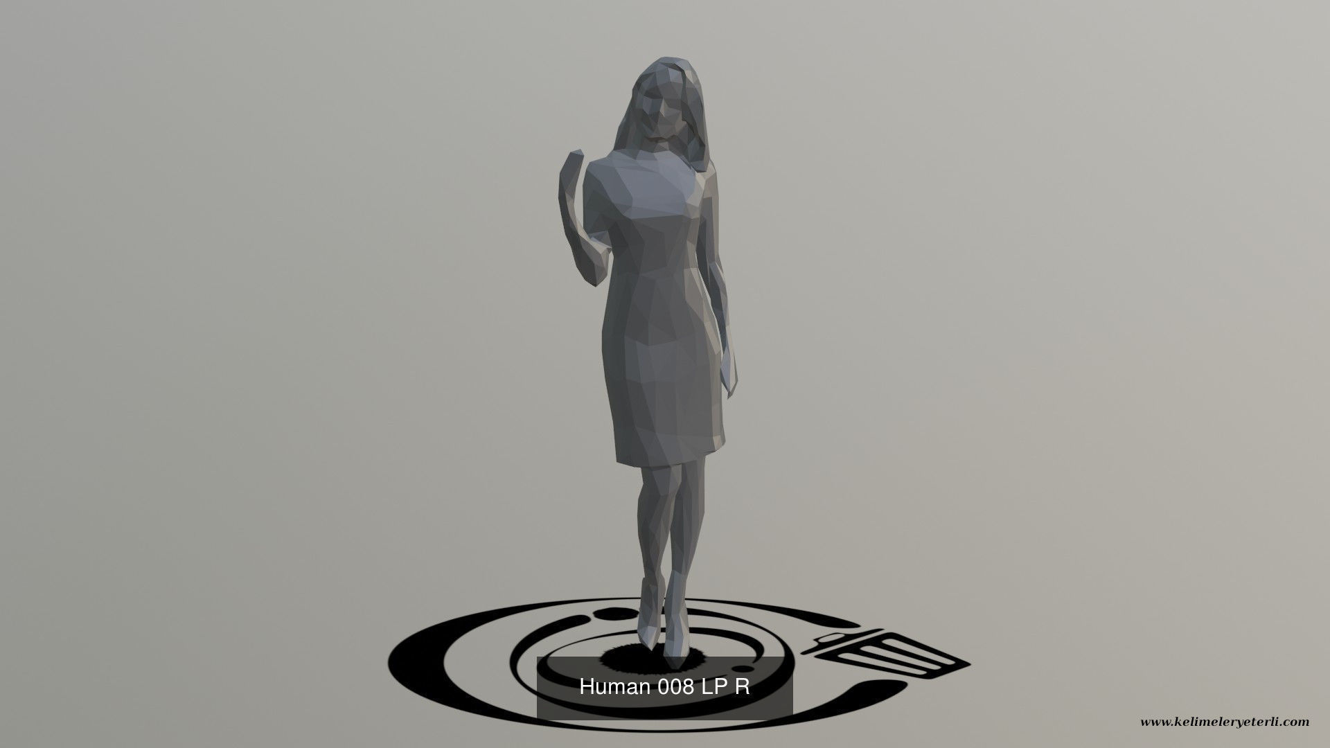 Low Poly People Pack 001 - 10 Pieces R 3D Model Collection_10