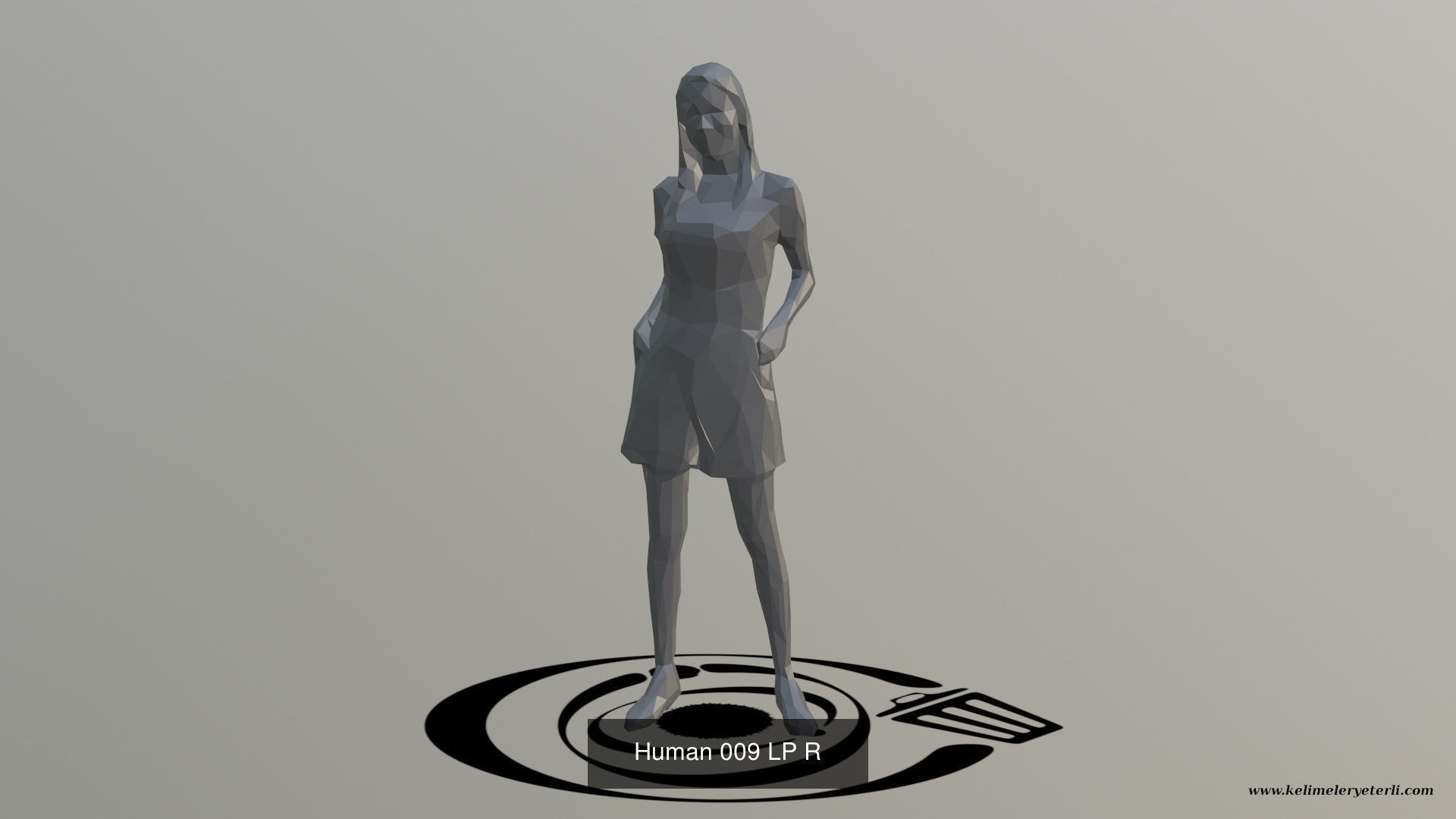 Low Poly People Pack 001 - 10 Pieces R 3D Model Collection_11