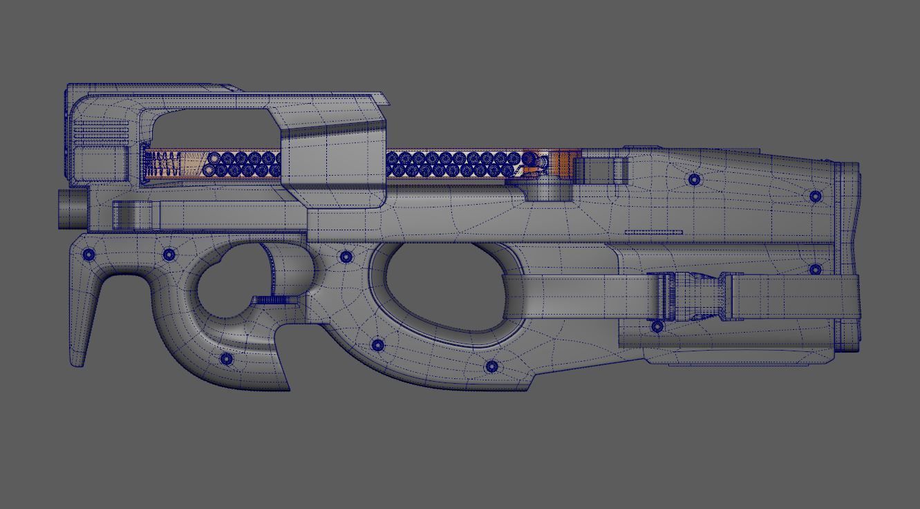 FN P90MN 3D model_5