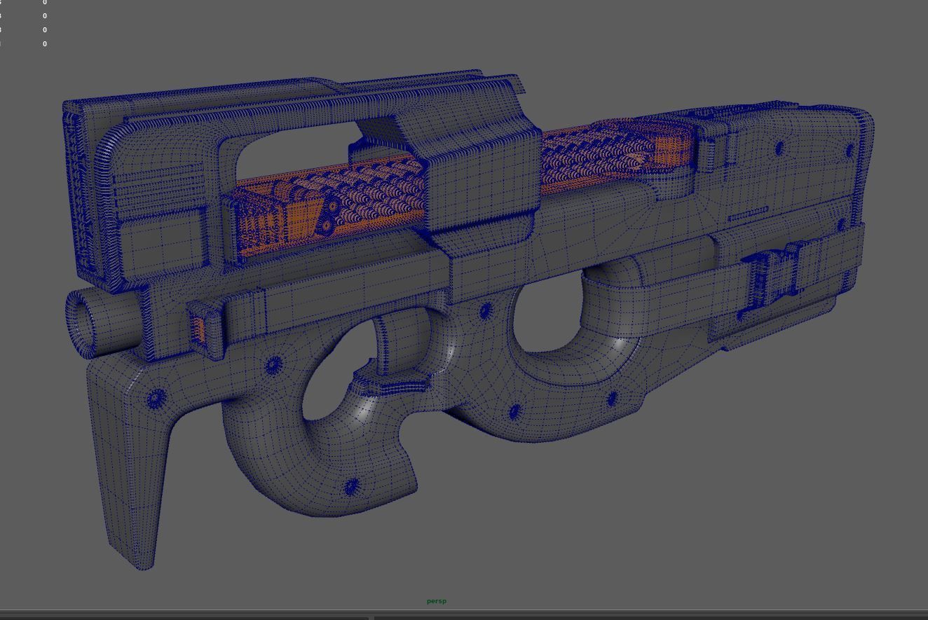 FN P90MN 3D model_13