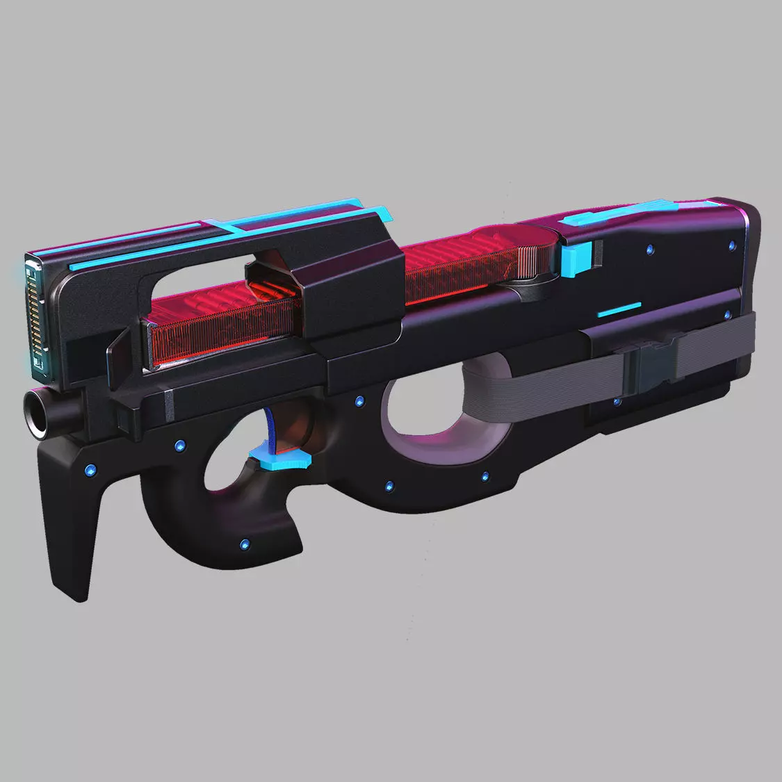 FN P90MN 3D model_0