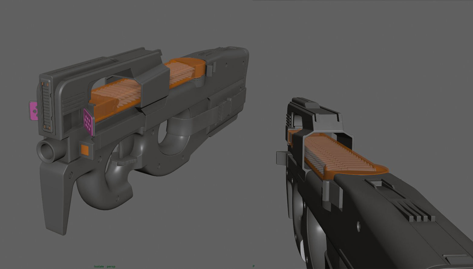 FN P90MN 3D model_4