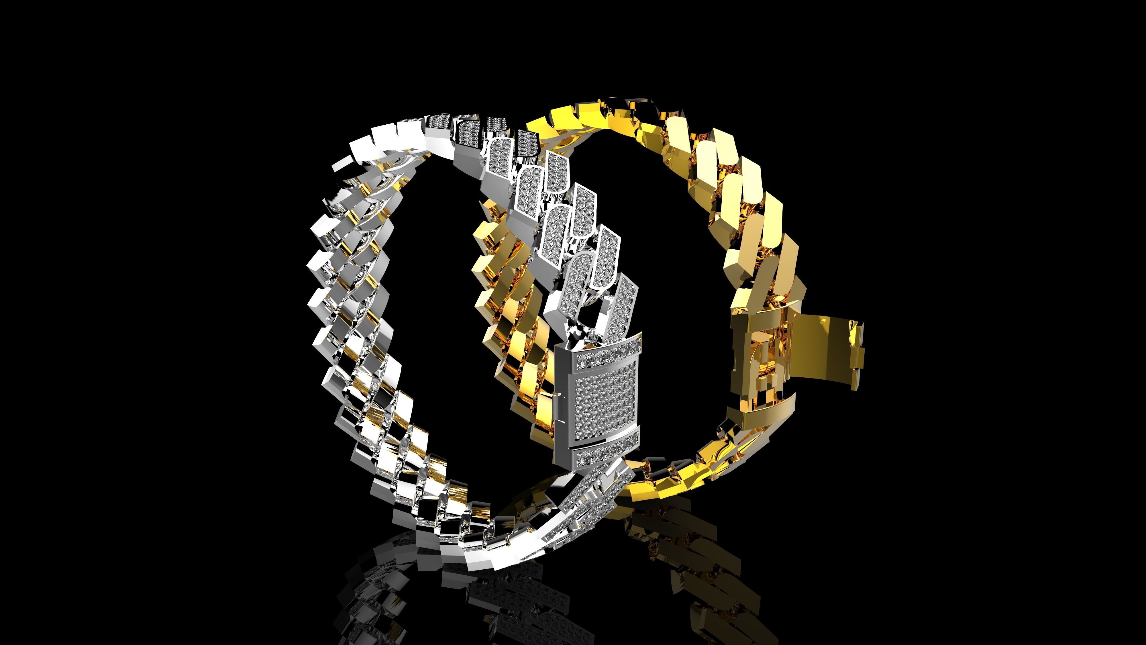 M BRACELETS N10 3D print model_2