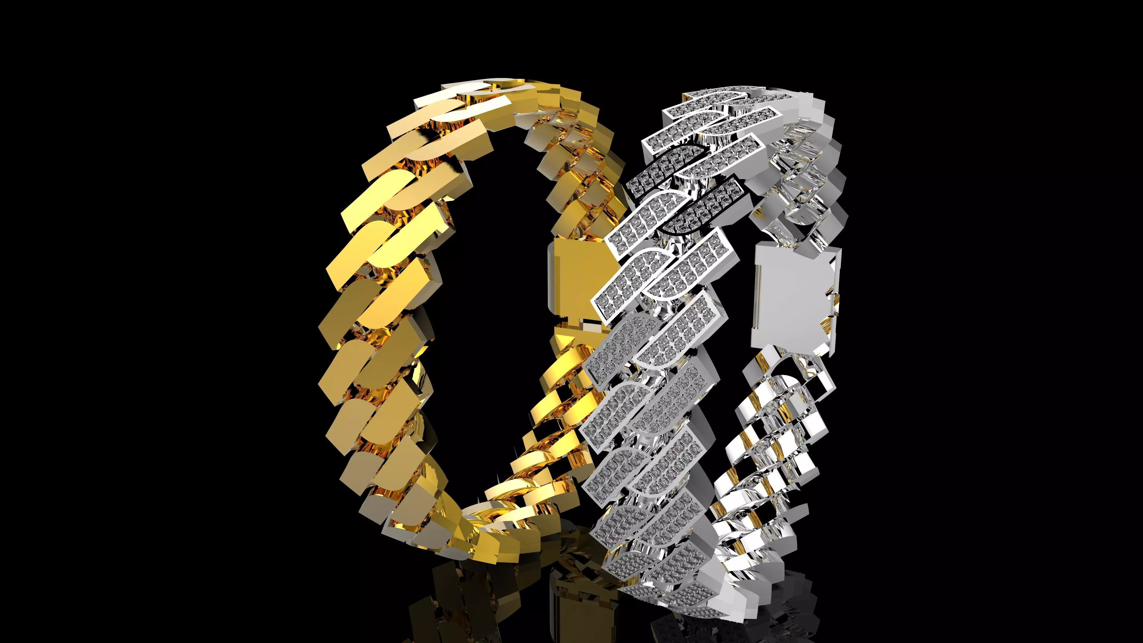 M BRACELETS N10 3D print model_0