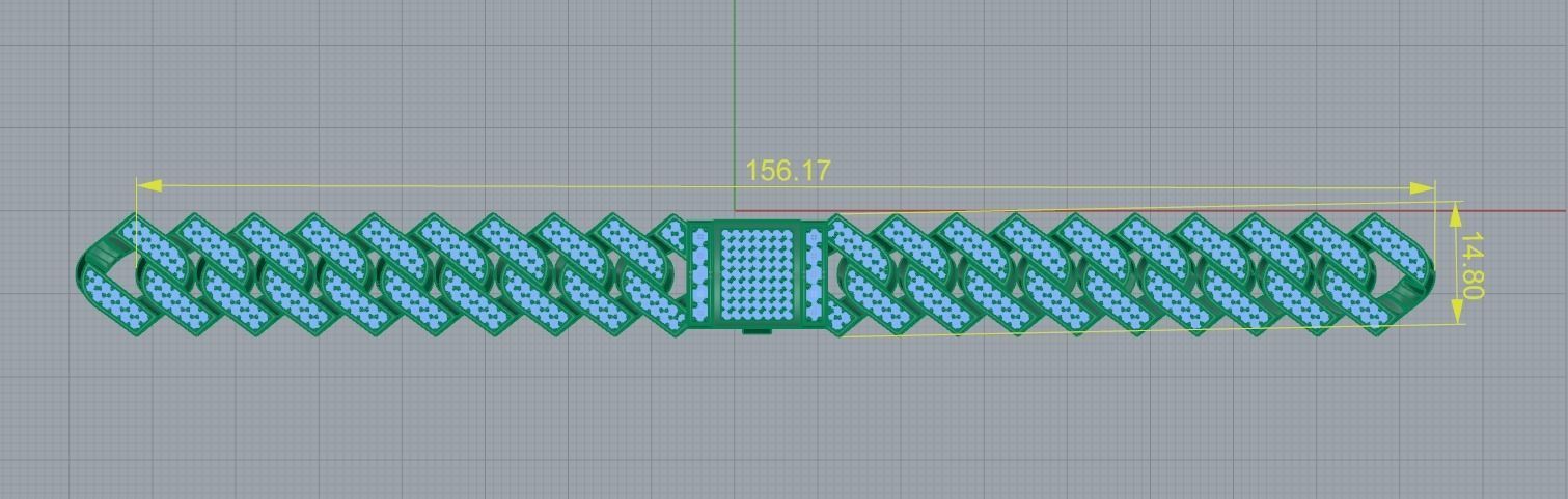 M BRACELETS N10 3D print model_4