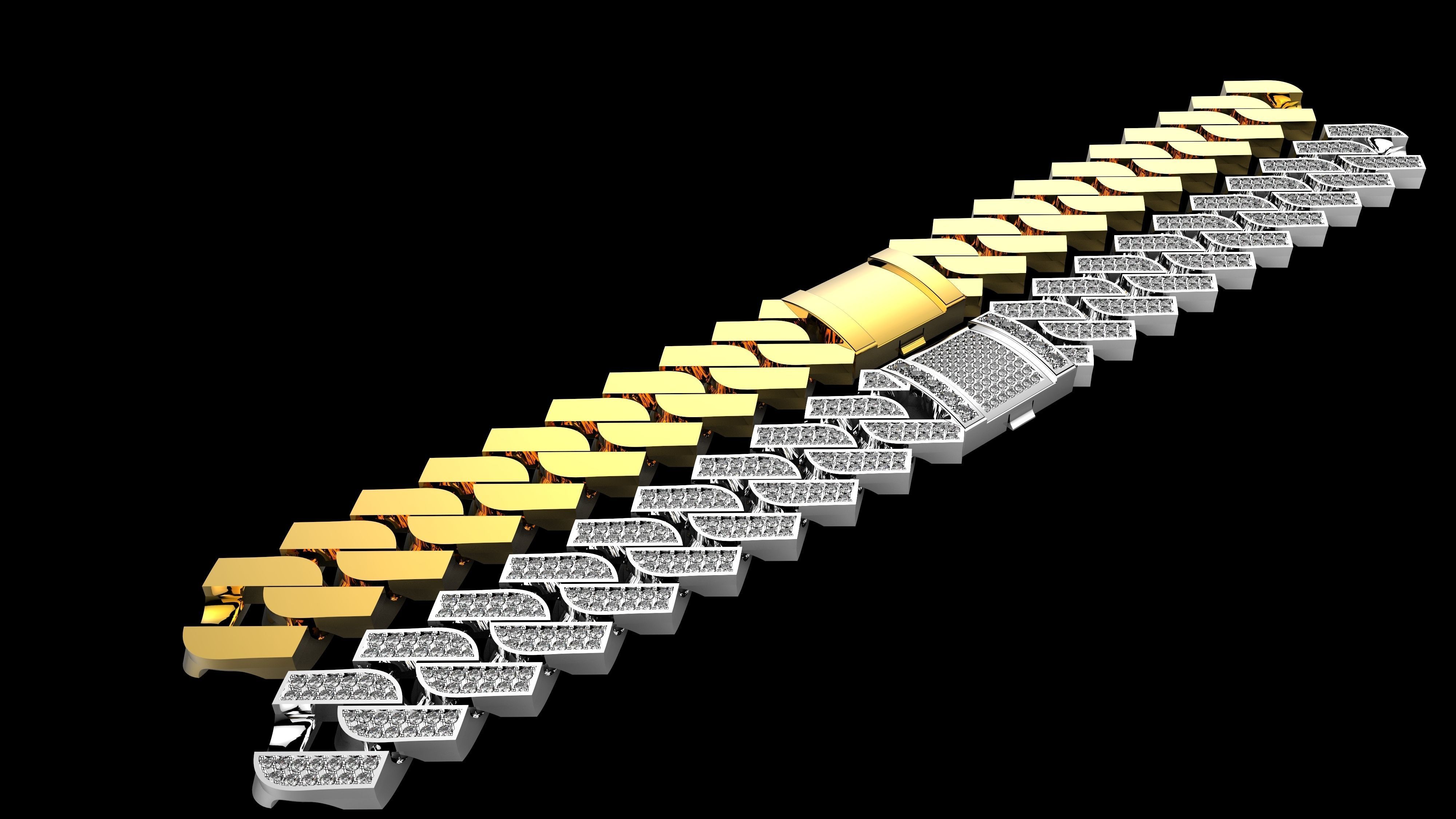 M BRACELETS N10 3D print model_1