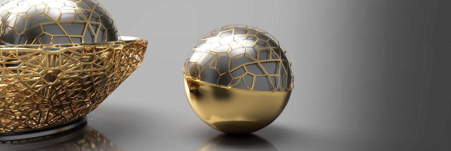 Decorative PLATE and BALLS LS design 3D model_4