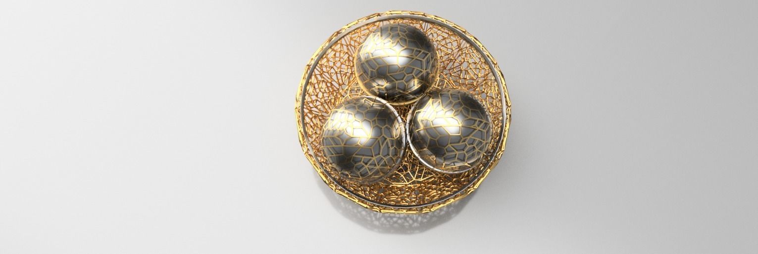 Decorative PLATE and BALLS LS design 3D model_7