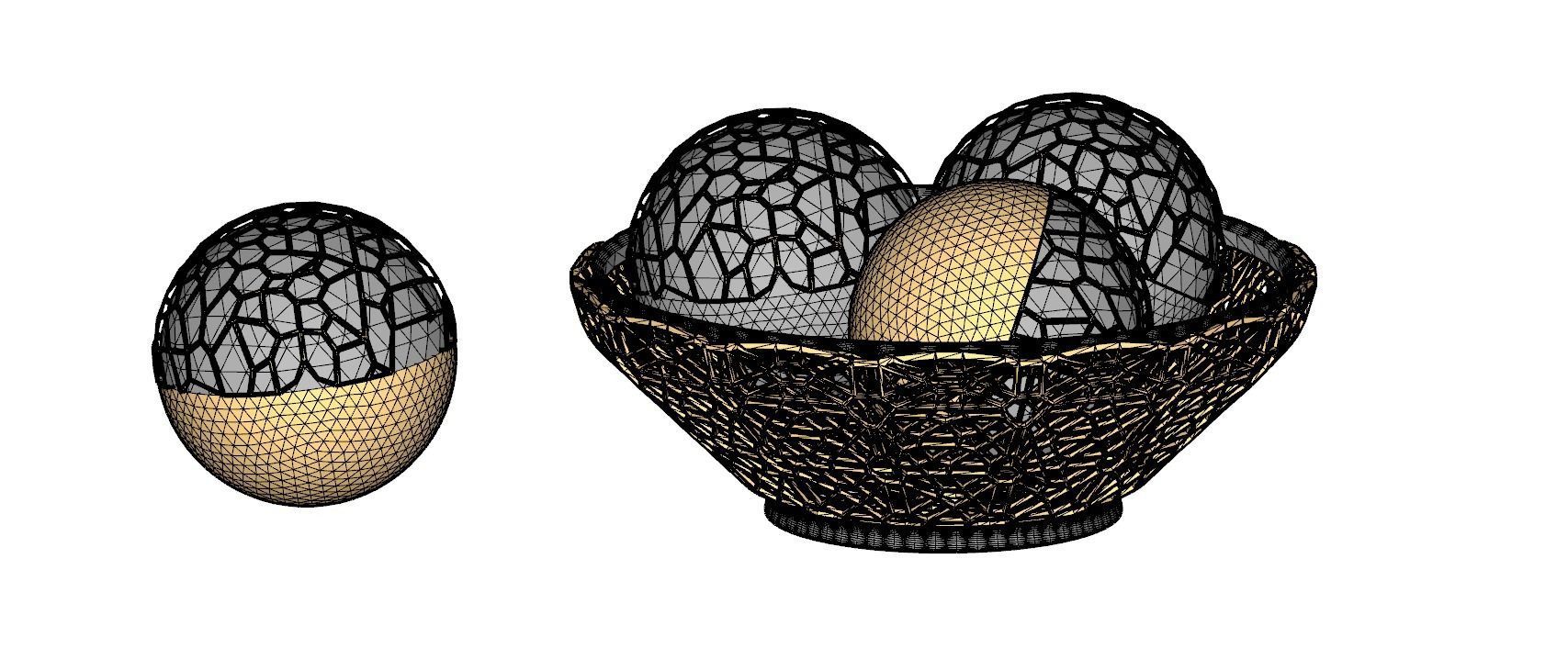 Decorative PLATE and BALLS LS design 3D model_17