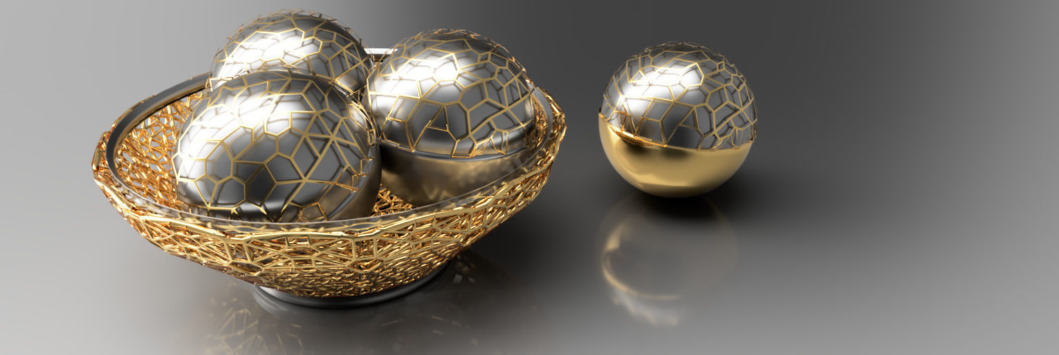 Decorative PLATE and BALLS LS design 3D model_5