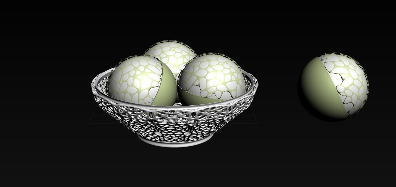 Decorative PLATE and BALLS LS design 3D model_15