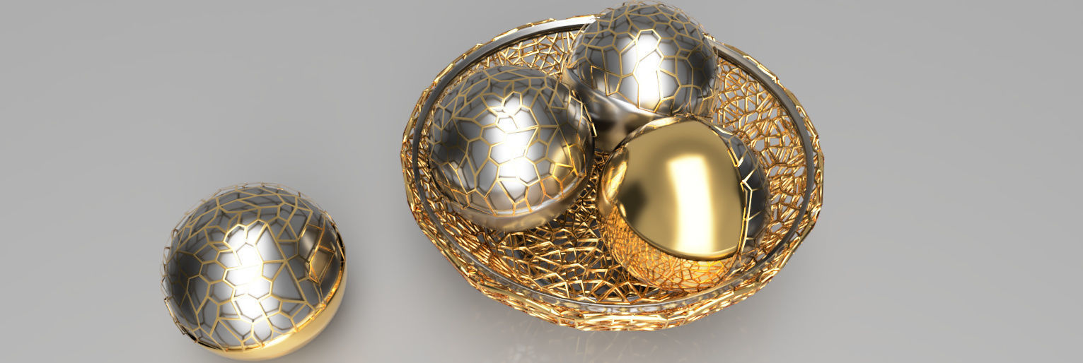 Decorative PLATE and BALLS LS design 3D model_6