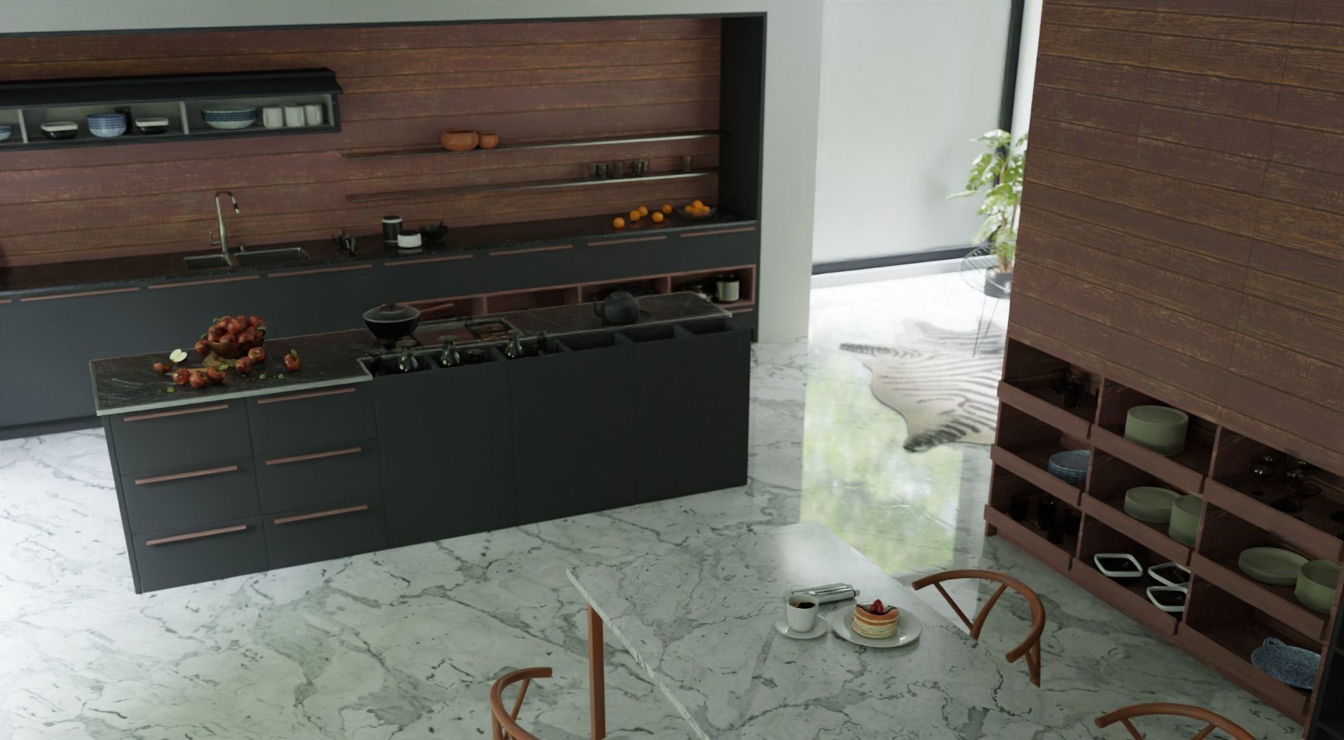Modern Kitchen 3D model_15