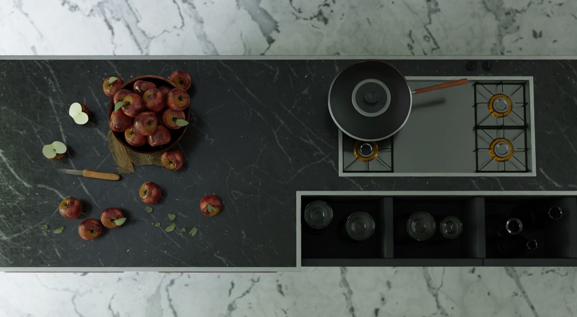 Modern Kitchen 3D model_10