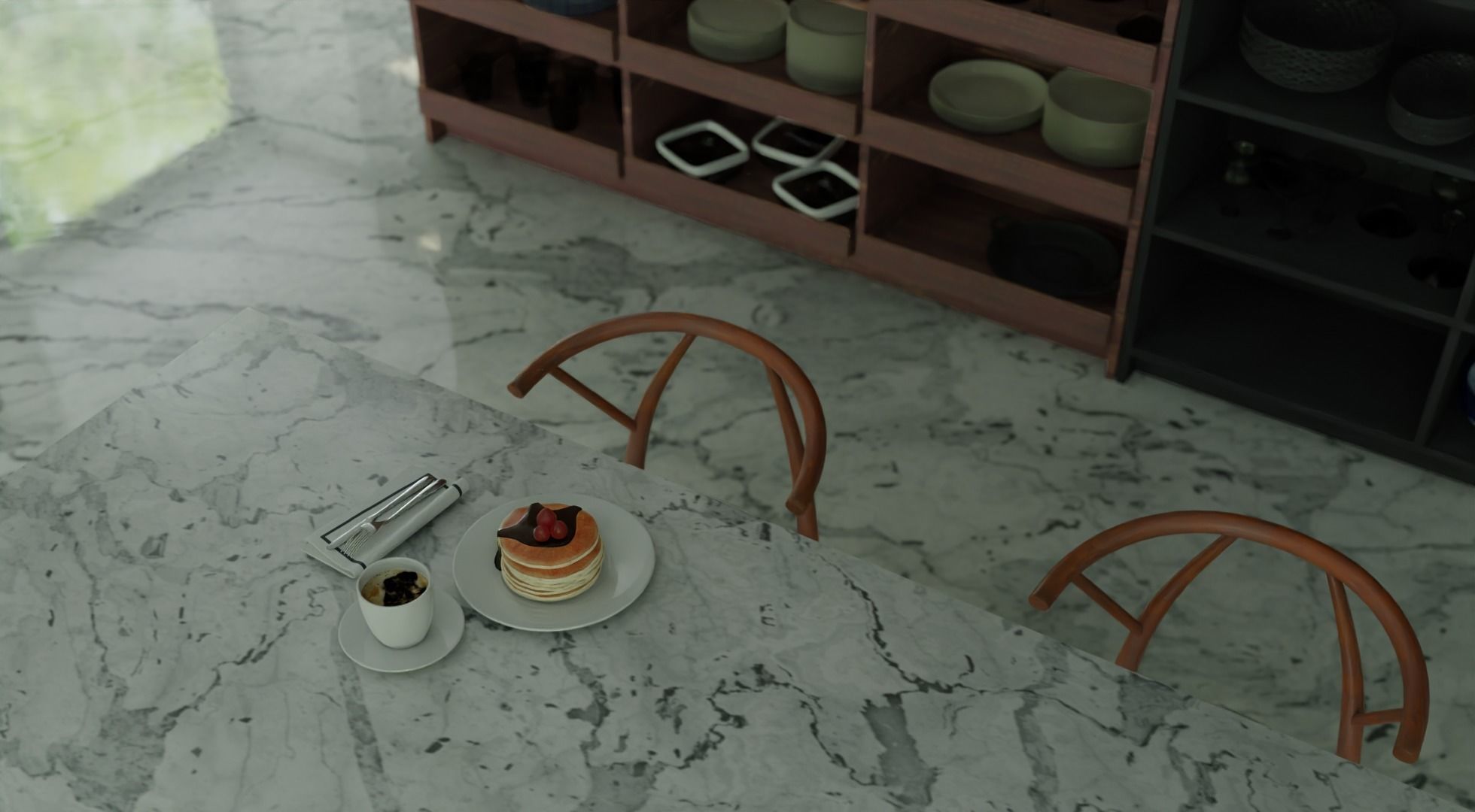 Modern Kitchen 3D model_11