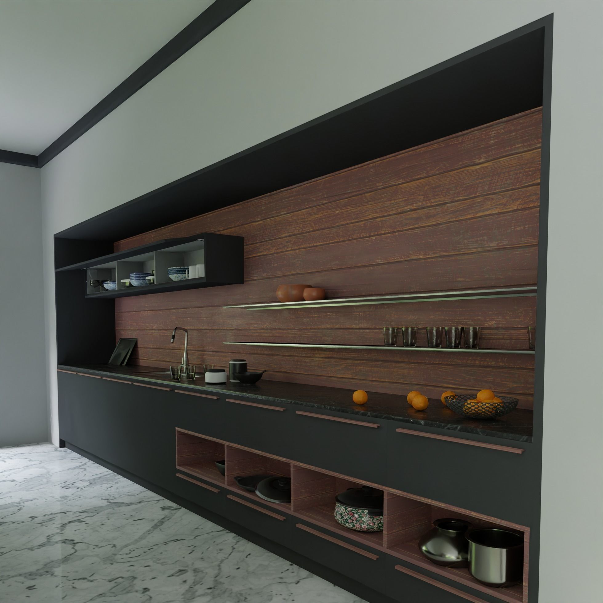 Modern Kitchen 3D model_9