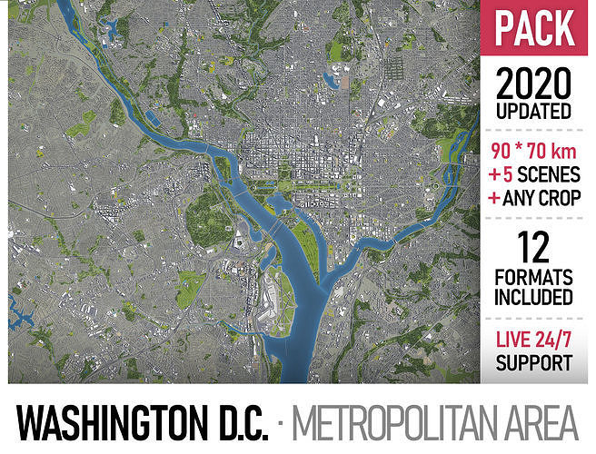 Washington DC 3D Model Collection
