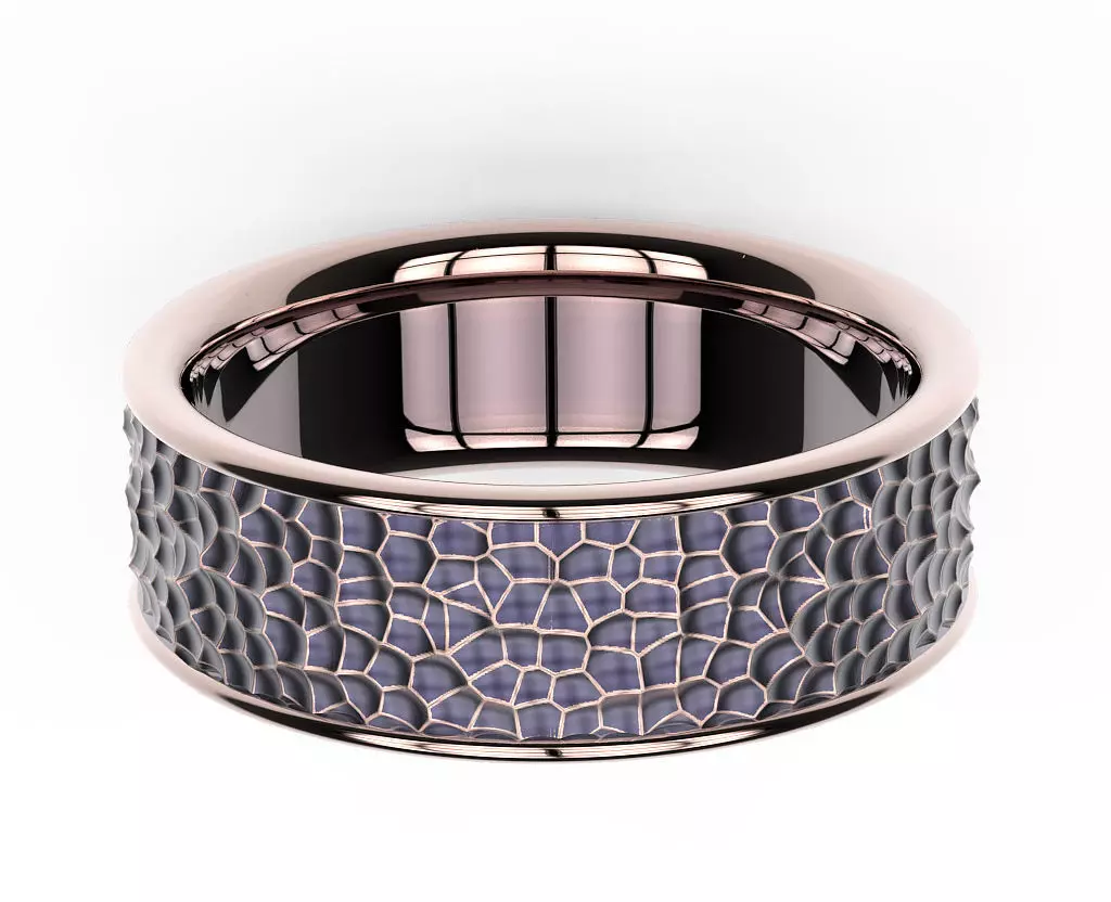Ring Hammered 3D print model