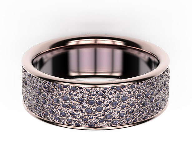 Ring Moonstone 3D print model