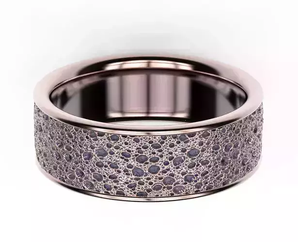 Ring Moonstone 3D print model