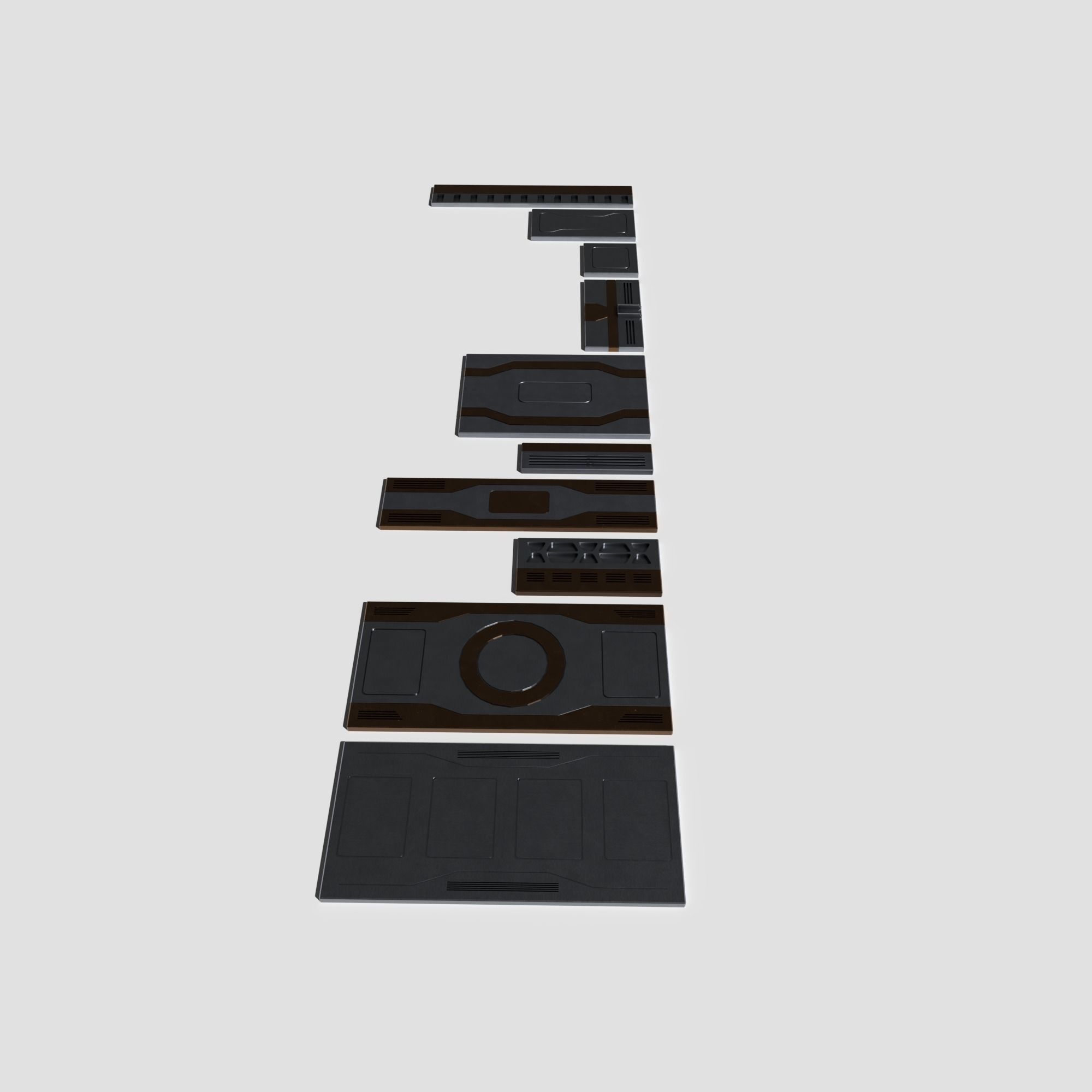 Sci Fi Panels Pack 3D model_8