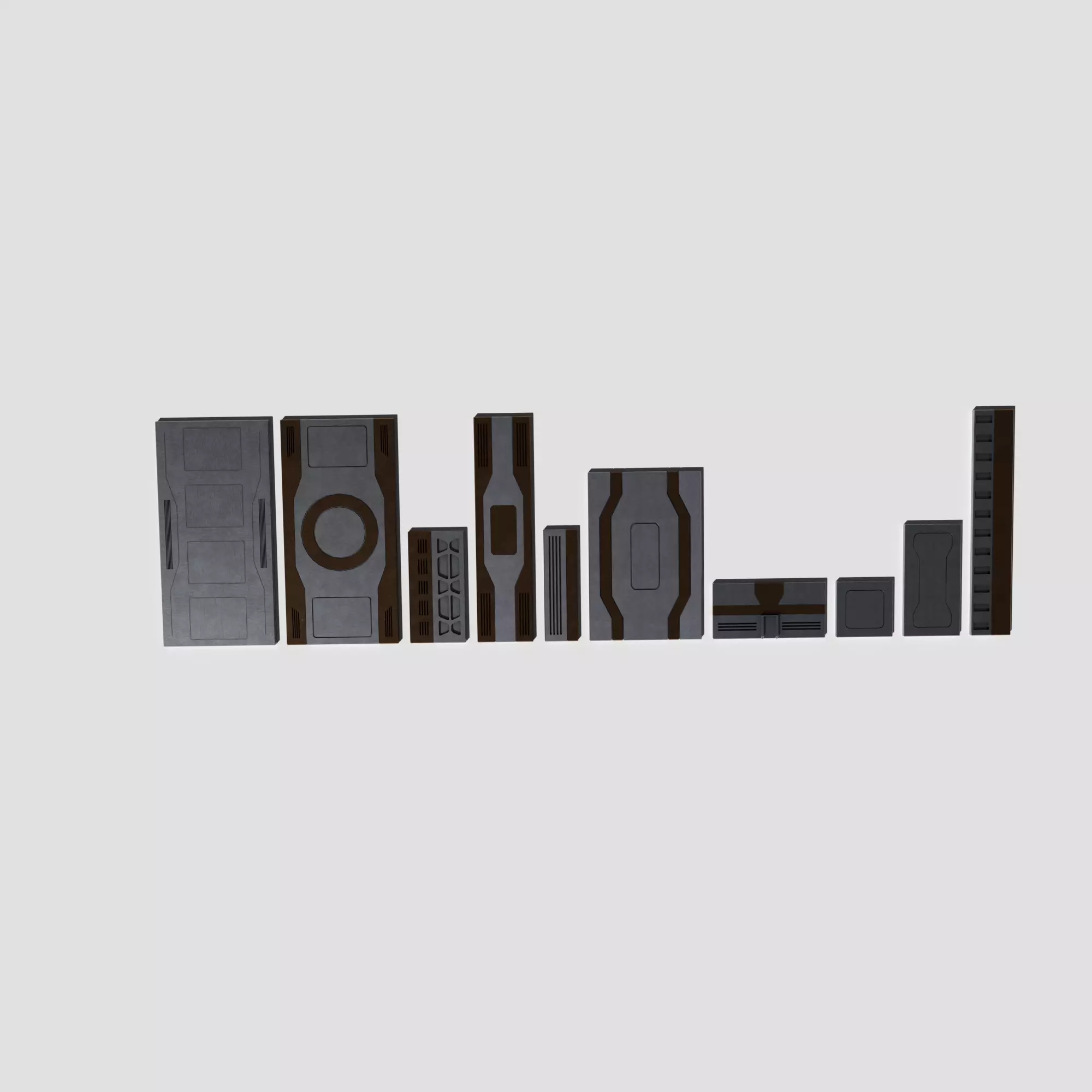 Sci Fi Panels Pack 3D model_0