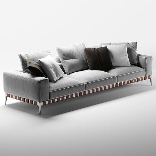 Flexform Gregory 3 seater sofa 3D model