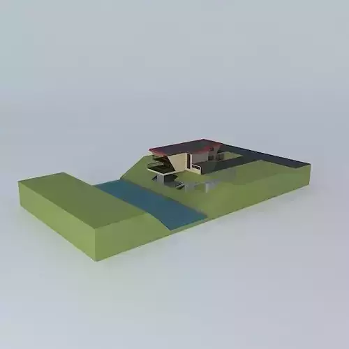 NEG House near river exterior design 