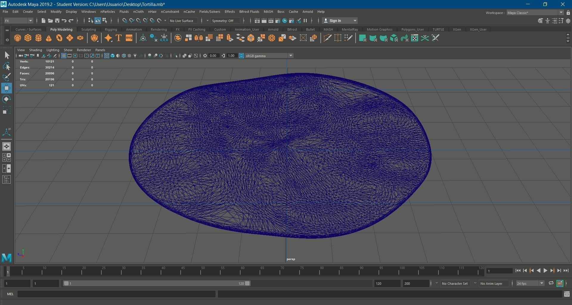 Tortilla plate Free 3D model_4