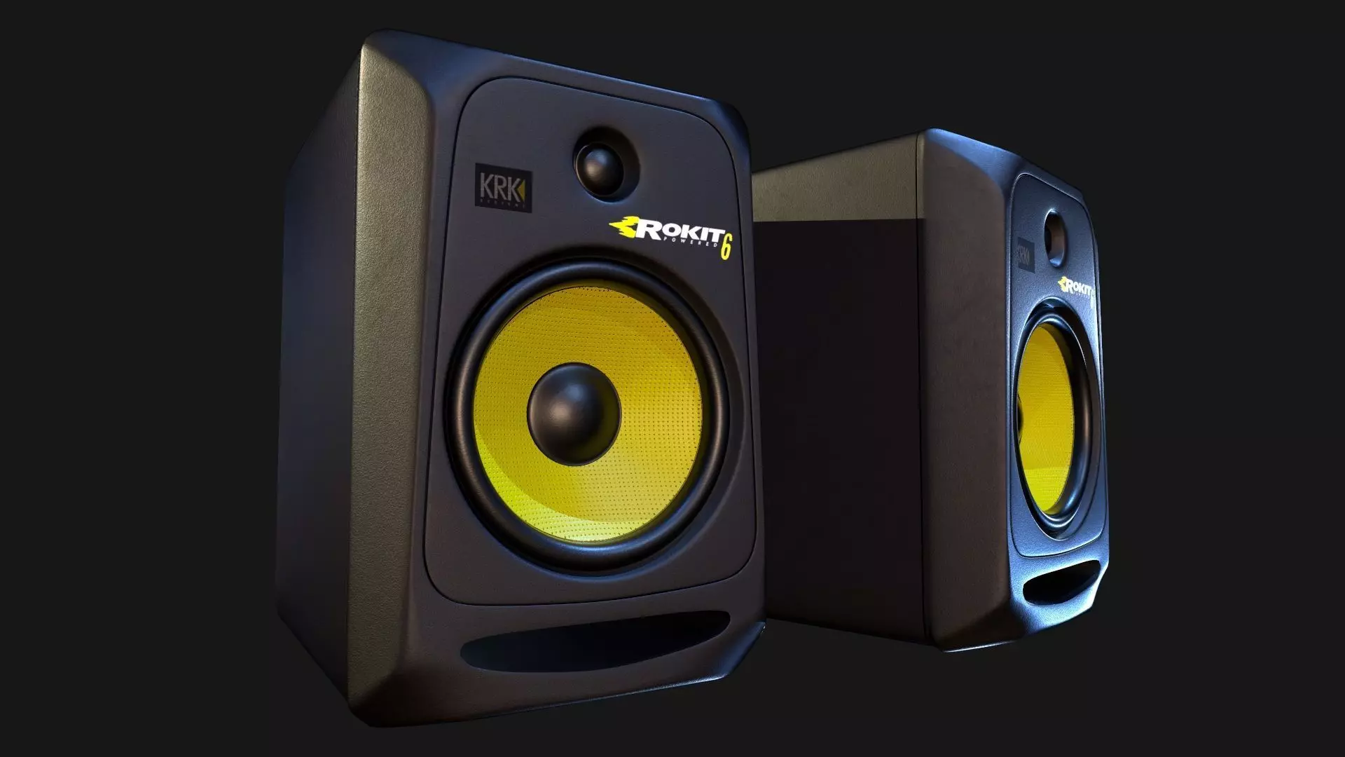 Speaker system 3D model_0