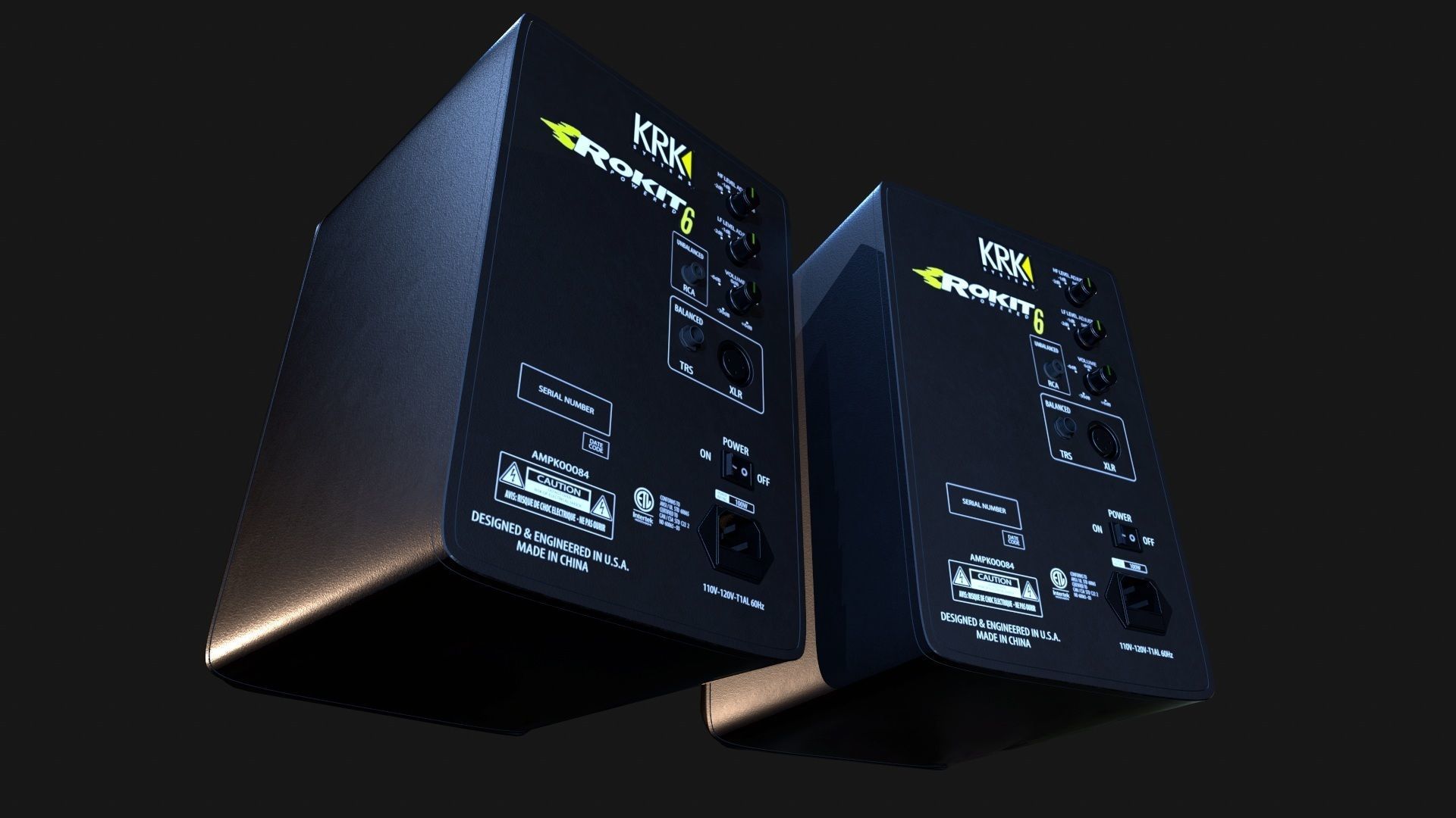 Speaker system 3D model_3