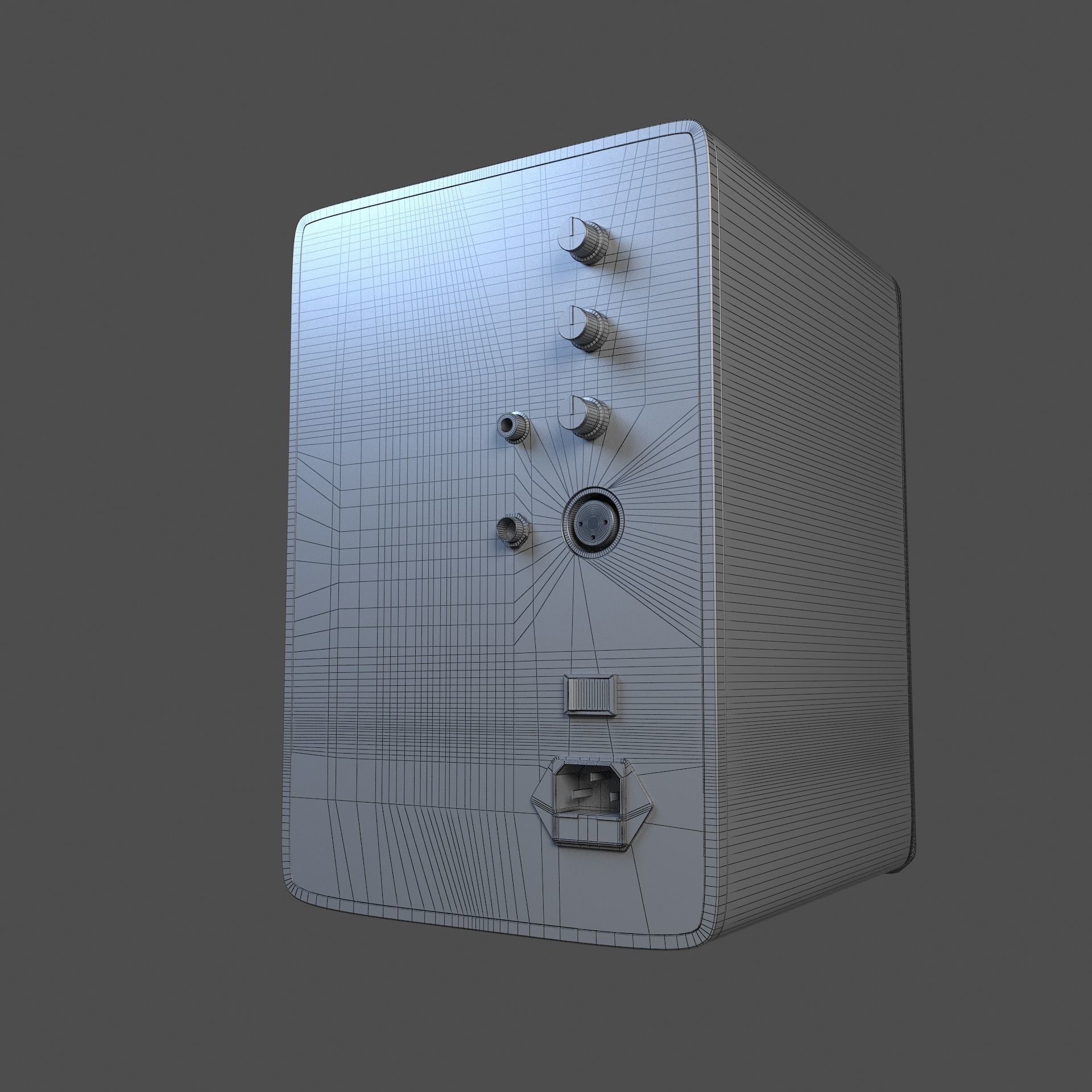 Speaker system 3D model_9
