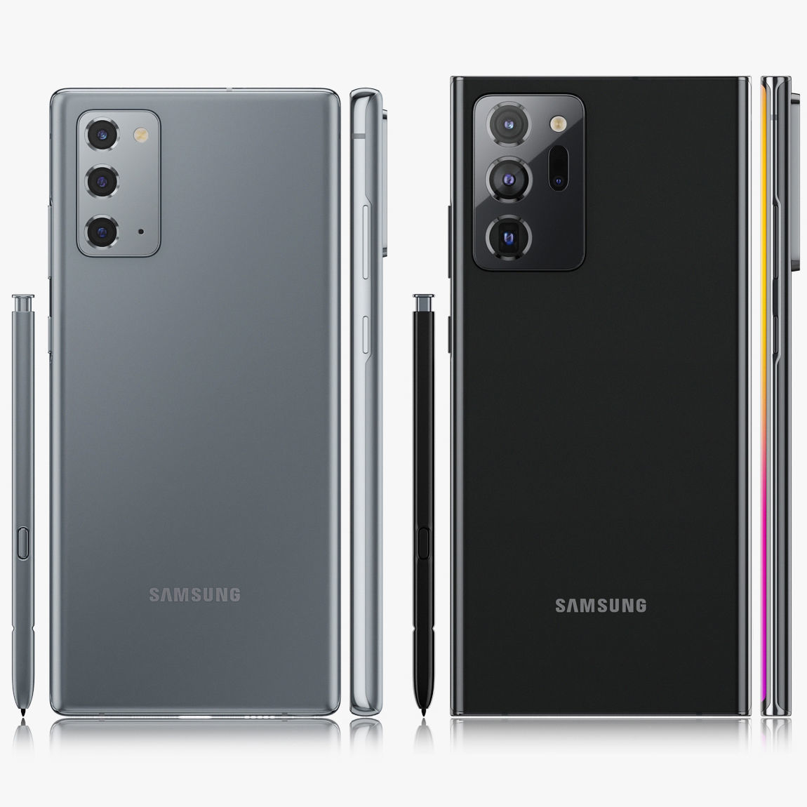 Samsung Galaxy Note 20 and 20 Ultra 3D model_2