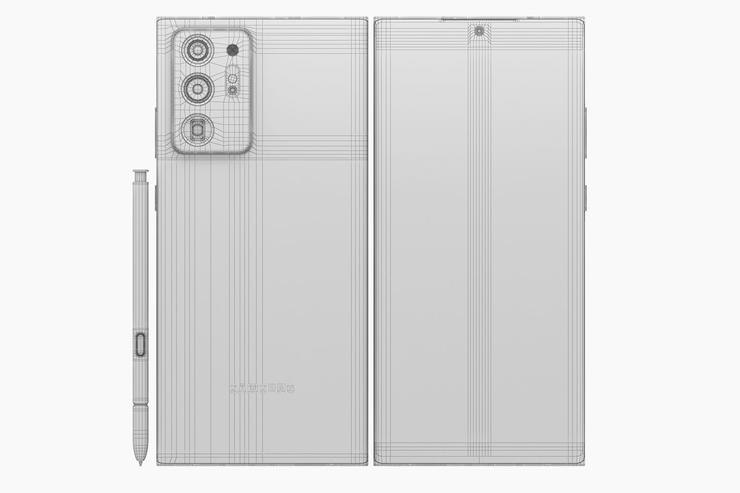 Samsung Galaxy Note 20 and 20 Ultra 3D model_28